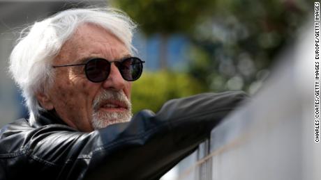 BAKU, AZERBAIJAN - APRIL 28: Bernie Ecclestone, Chairman Emeritus of the Formula One Group, looks on in the Paddock before the F1 Grand Prix of Azerbaijan at Baku City Circuit on April 28, 2019 in Baku, Azerbaijan. (Photo by Charles Coates/Getty Images)